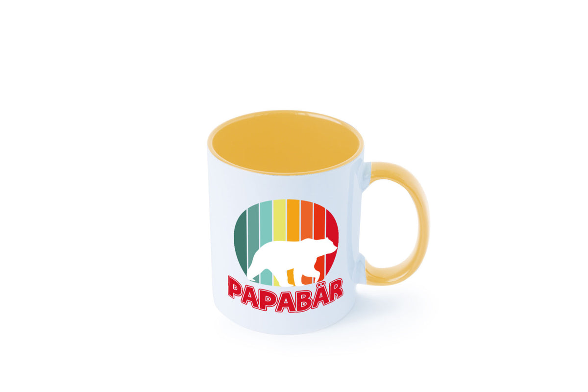 Papabär | Papa Tasse Vater Vatertag Bär lustiger Spruch Geschenk Familie