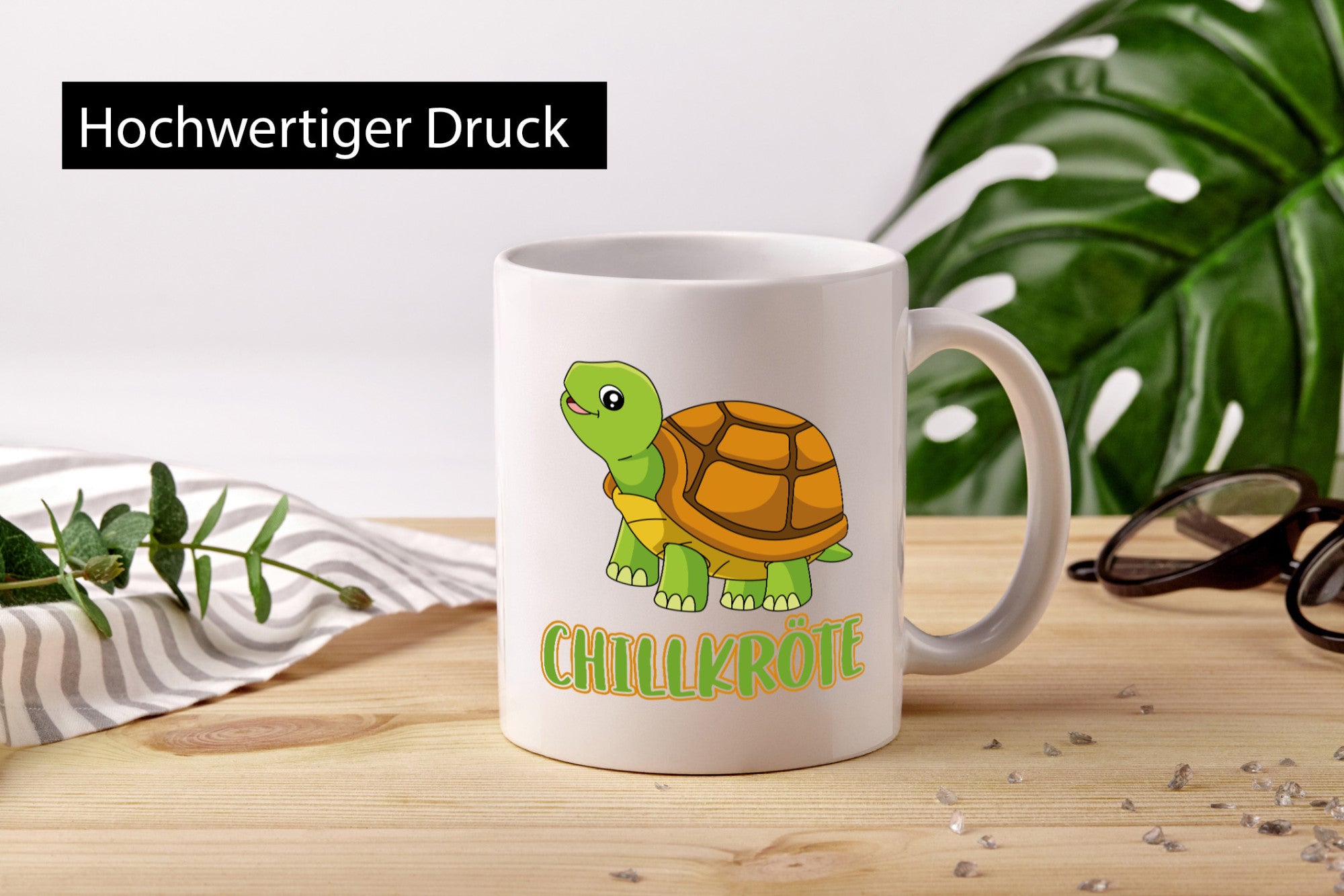 Chillkröte | Chiller Tasse Schildkröte Statement Geschenkidee Humor