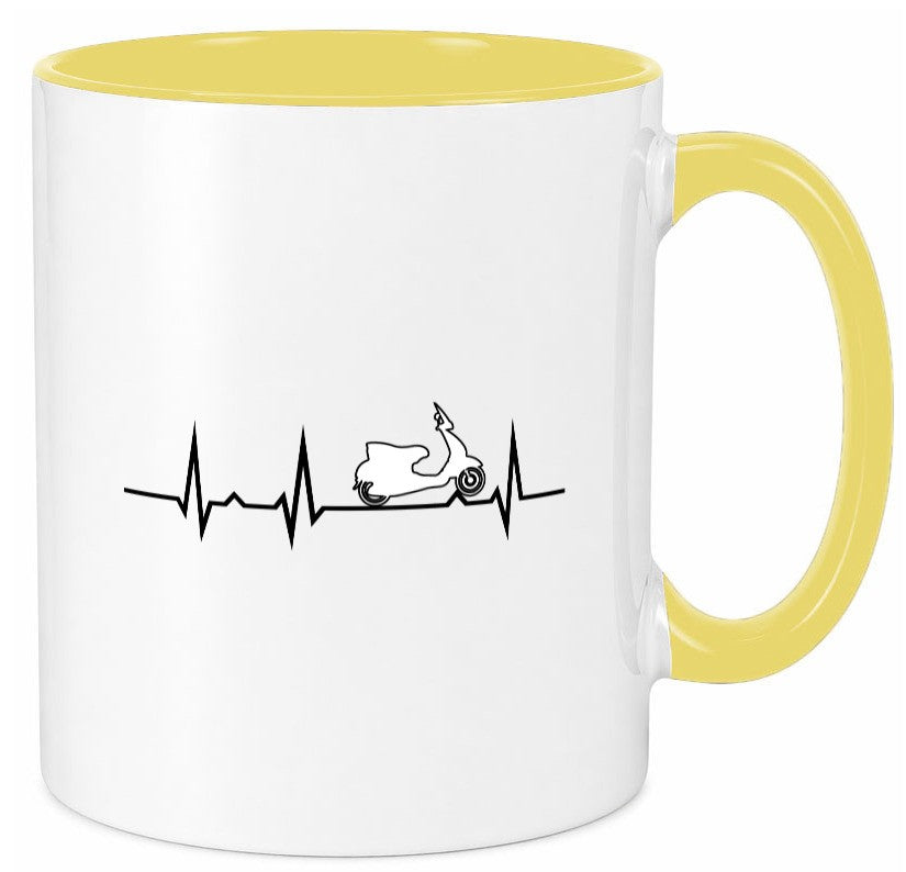 Moped Fahrer | Motiv Roller Mofa Motor-Fahrrad Humor Geschenkidee Tasse