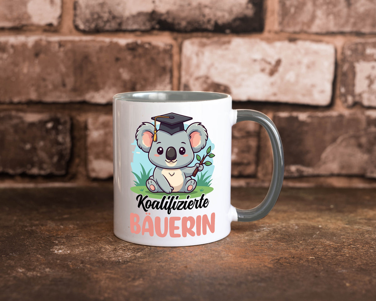 Koalifizierte Bäuerin | Bauernhof Landwirtschaft lustiger Spruch Geschenk Humor Tasse