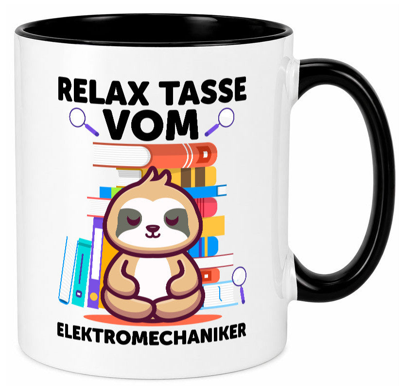 Relax Tasse: Elektromechaniker | Mechaniker Geschenk Humor Geschenkidee