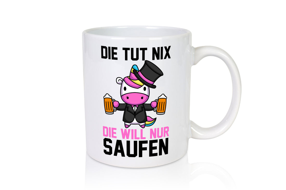 Die tut nix will nur Saufen | Einhorn Bier v2 lustig Humor Geschenkidee