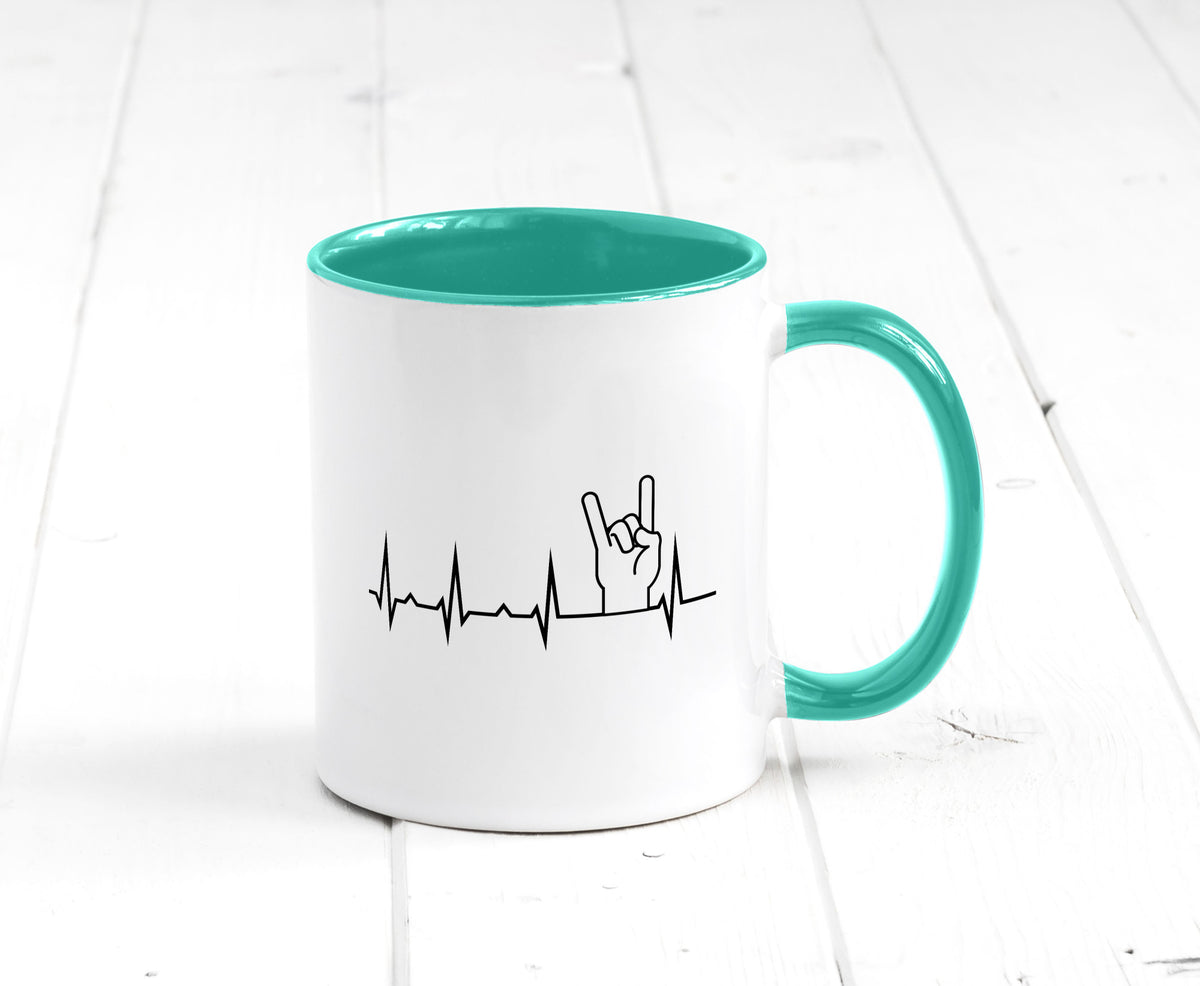 Heavy Metal Motiv | Rocker Musiker Rock Musik Geschenk Humor Geschenkidee Tasse