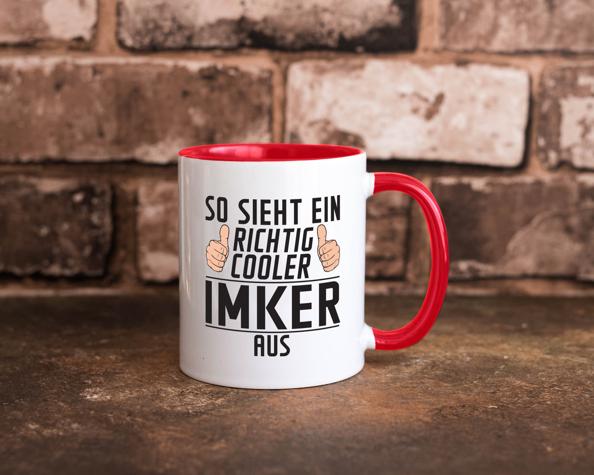 Richtig Cooler Imker | Imkerei Geschenkidee Humor Tasse
