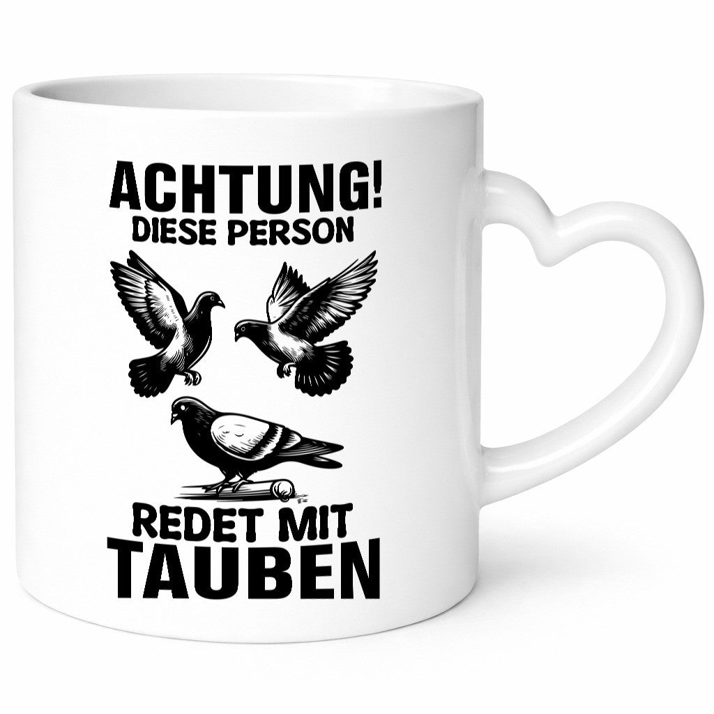 Redet mit Tauben | Taubenschlag Geschenkidee Humor Tasse