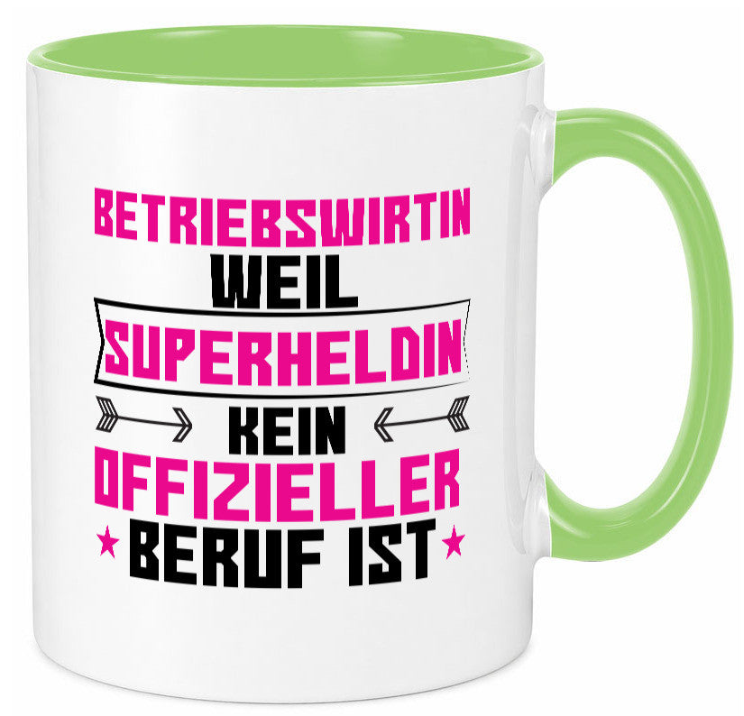 Superheldin Betriebswirtin | Betriebswirtschaft Geschenkidee Humor Tasse