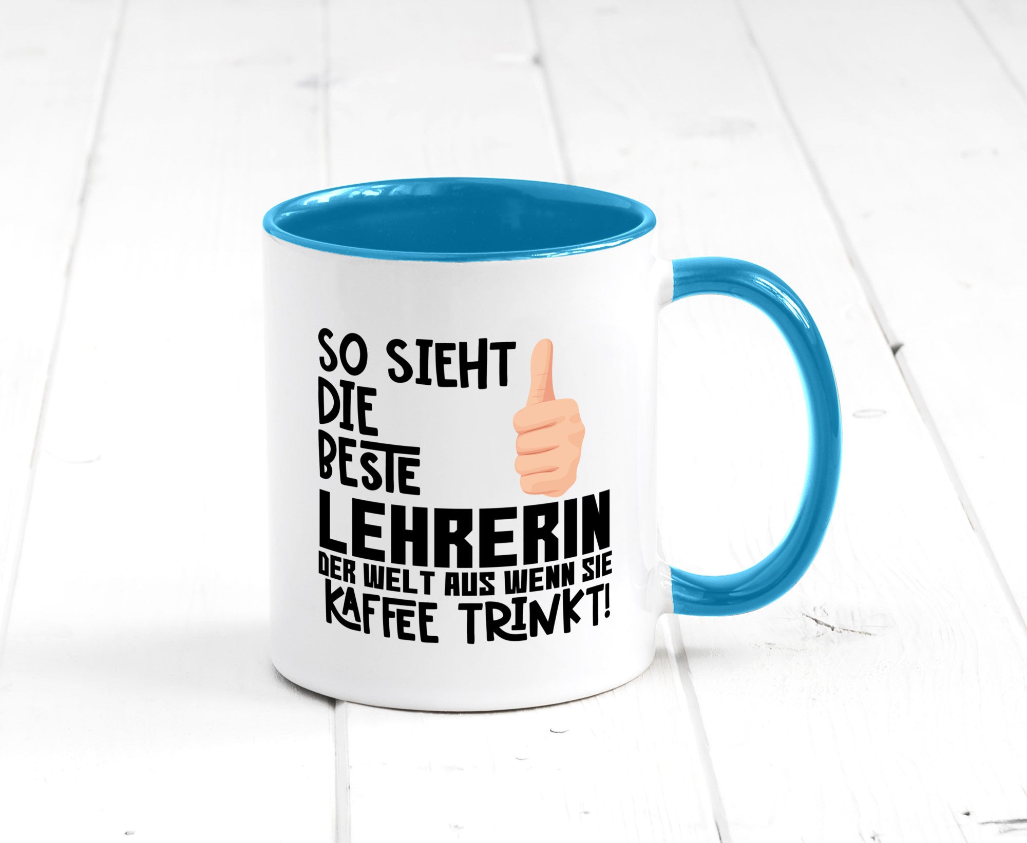 Beste Lehrerin | Lehrer Tasse Schule Dankeschön lustiger Spruch Geschenk Humor