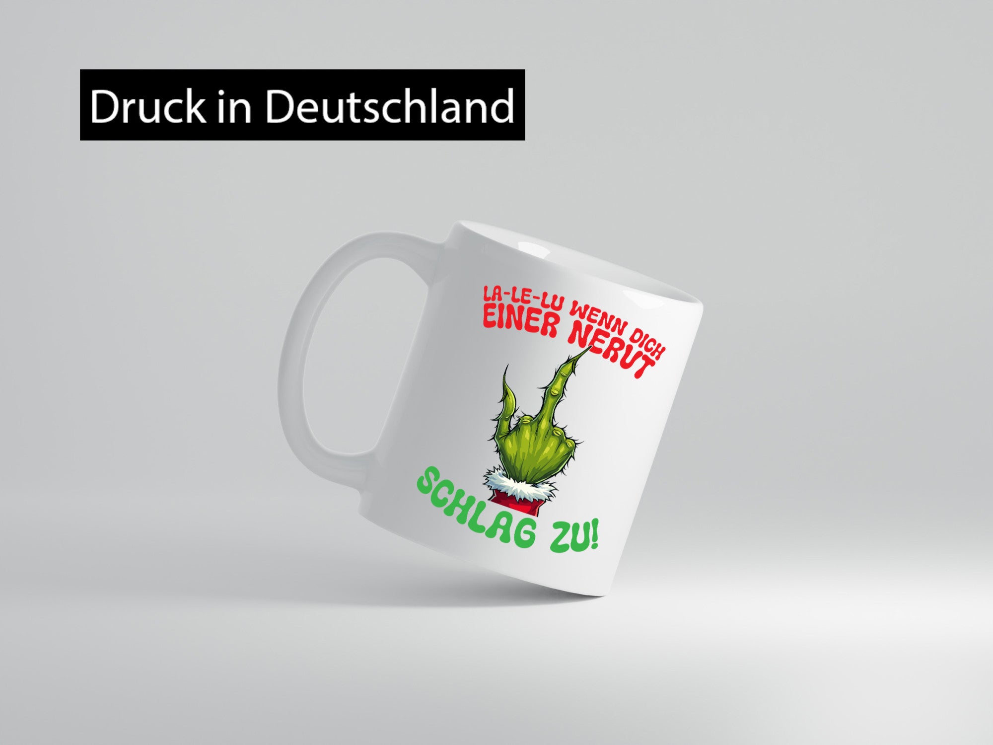 La Le Lu | Weihnachten Weihnachtsmuffel Lichter vl15 Geschenkidee Humor Tasse
