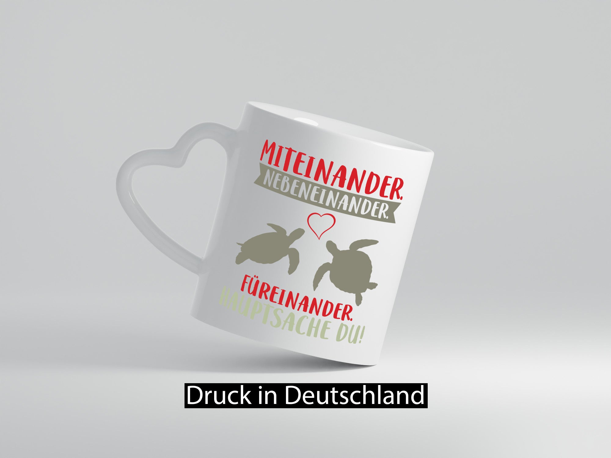 Hauptsache Du | Freund Freundin Schildkröten Liebe Humor Geschenkidee Tasse