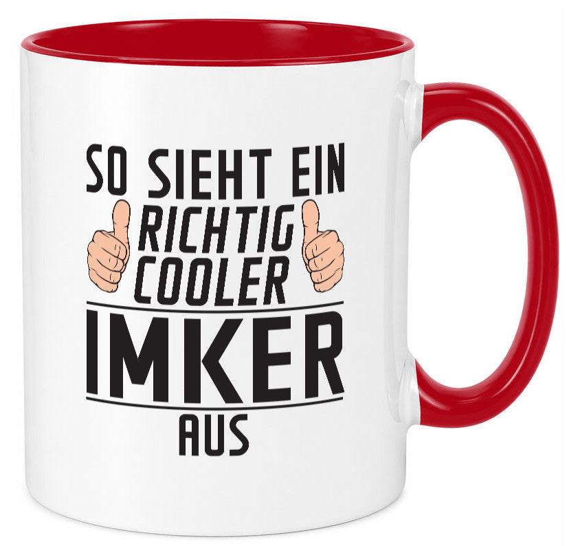 Richtig Cooler Imker | Imkerei Geschenkidee Humor Tasse