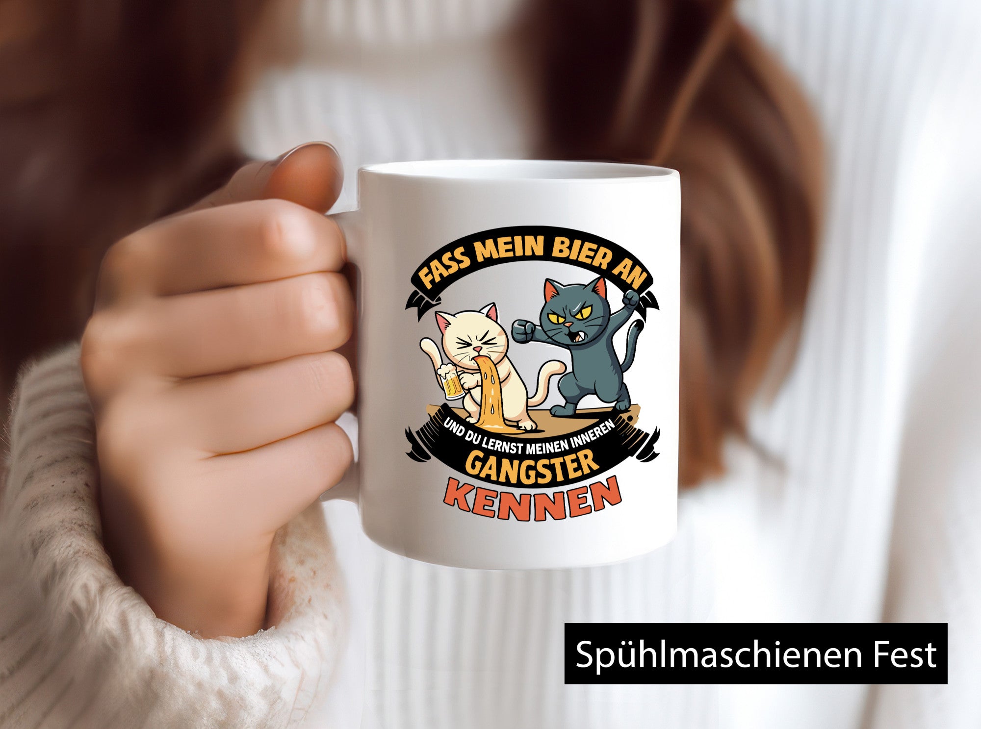 Fass mein bier nicht an | Biertrinker Bierliebhaber lustig Humor Geschenkidee