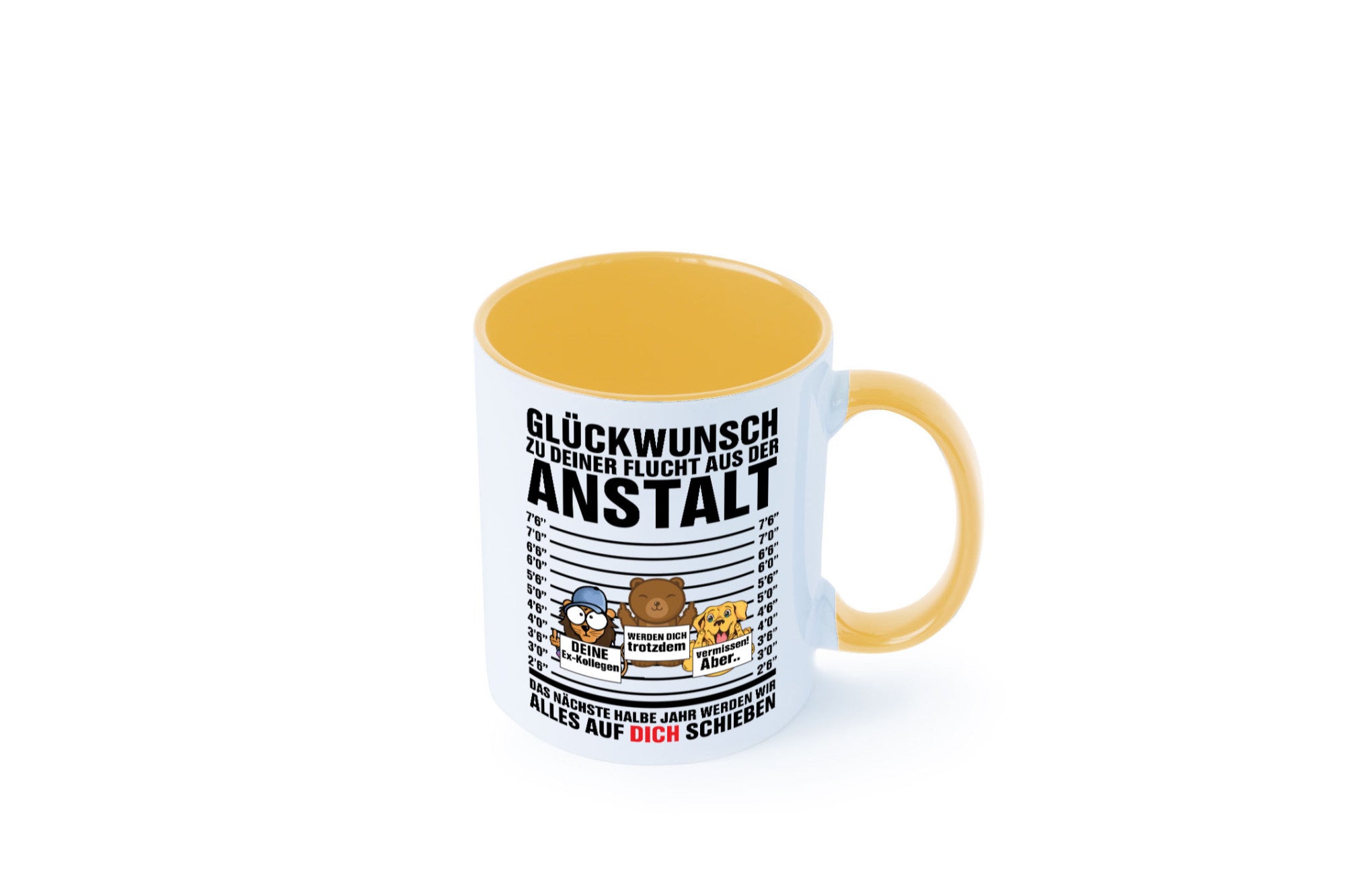 Glückwunsch zur Flucht | Arbeitskollegen Berufswechel Humor Arbeit Kollegen