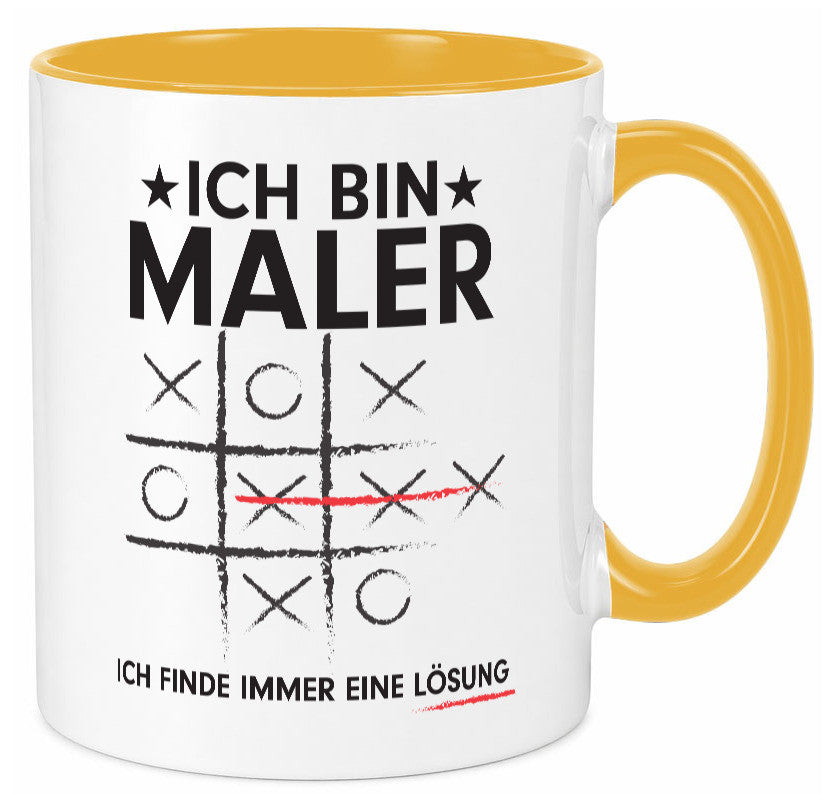 Löse Probleme: Maler | Malerei Geschenkidee Humor Tasse