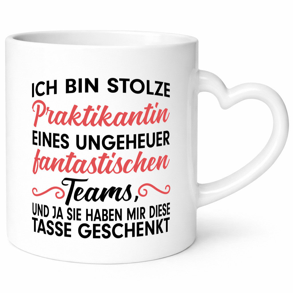 Stolze Praktikantin | Arbeitswelt Tasse Praktikum Geschenk Arbeit Kollegen Büro