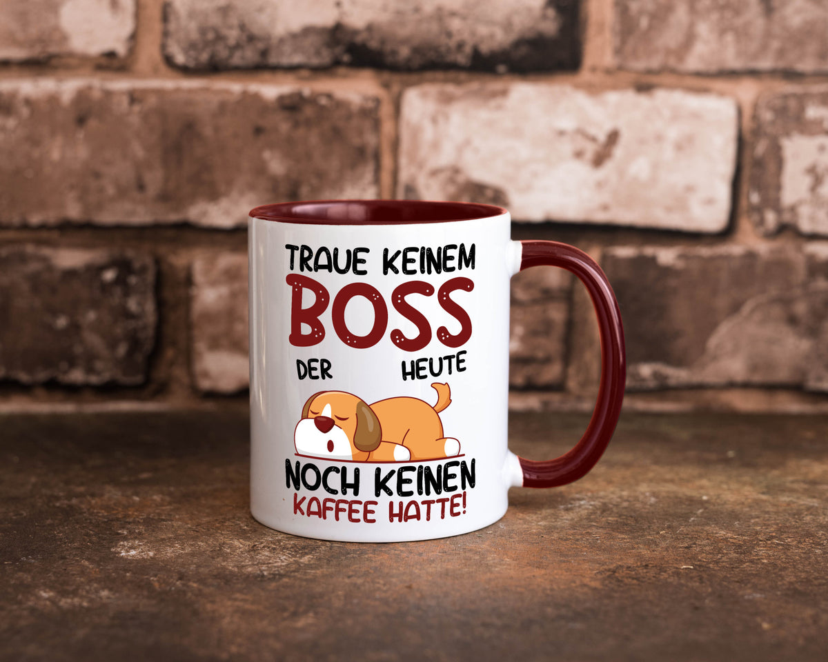 Traue keinem Boss | Führungskraft Vorgesetzter Geschenkidee Humor Tasse