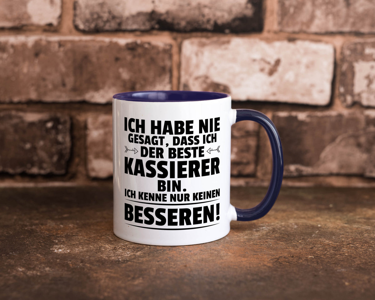 Der Beste Kassierer Geschenk Humor Geschenkidee lustiger Spruch Tasse