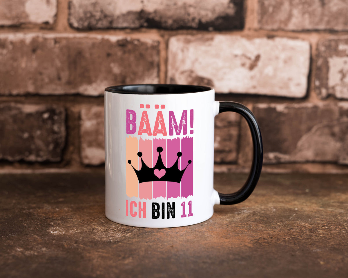 11. Geburtstag | 11 Jahre Bääm ich bin Krone Humor Geschenkidee Tasse