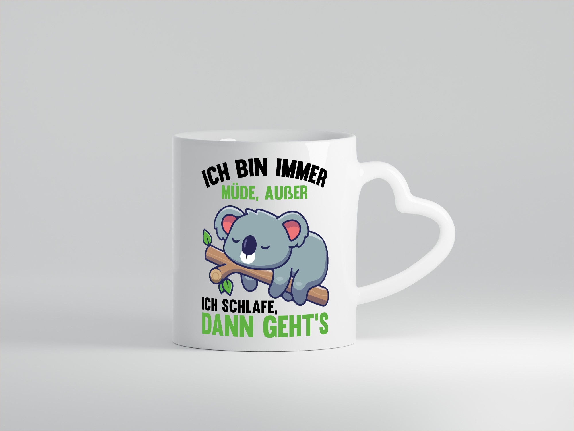 Ich bin immer müde | Schlafmütze Koala Comic Schlafen lustiger Spruch Geschenk