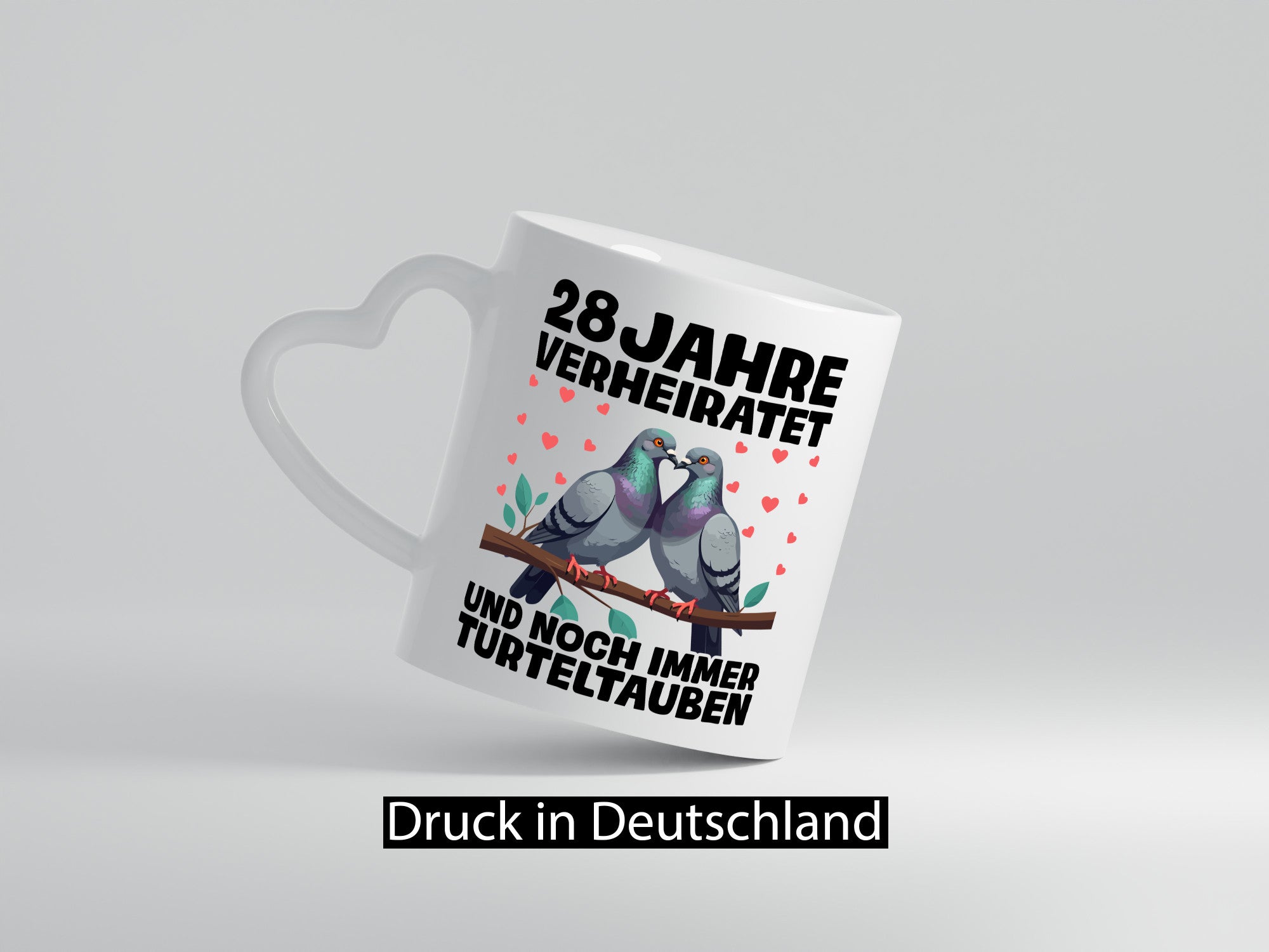 28 Jahre verheiratet | Turteltauben Ehe Ehepaar Geschenk Humor Geschenkidee