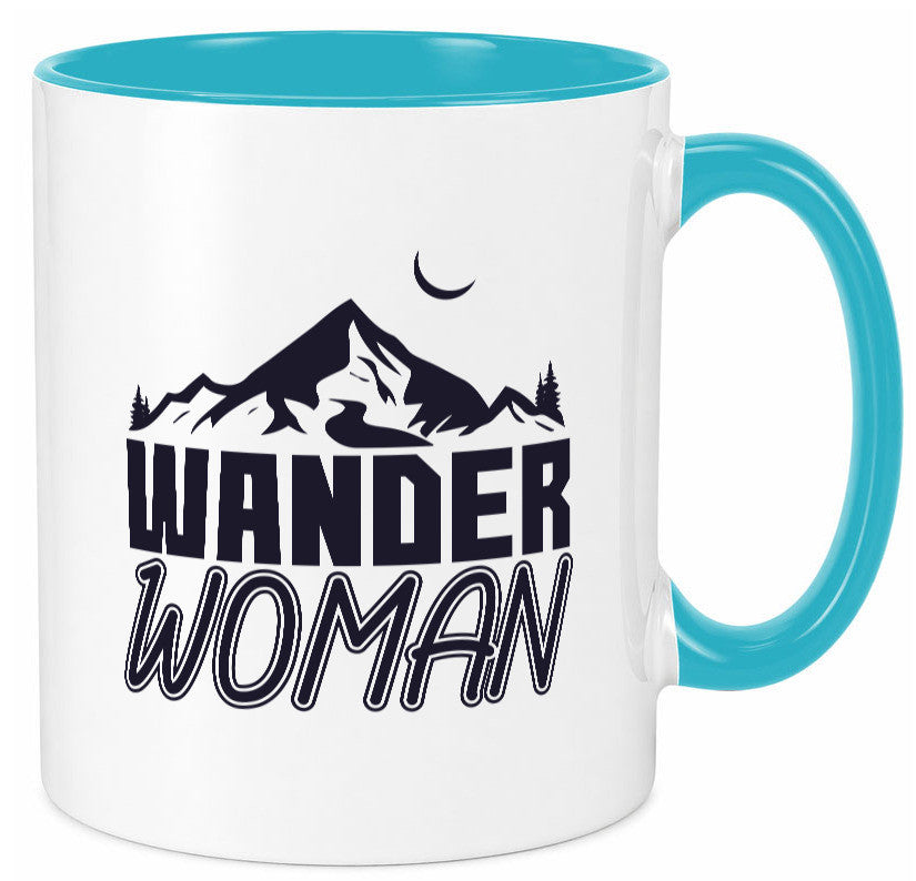 Wander Woman | Frauen Tasse Wanderer Bergsteigen lustig Familie Geschenkidee