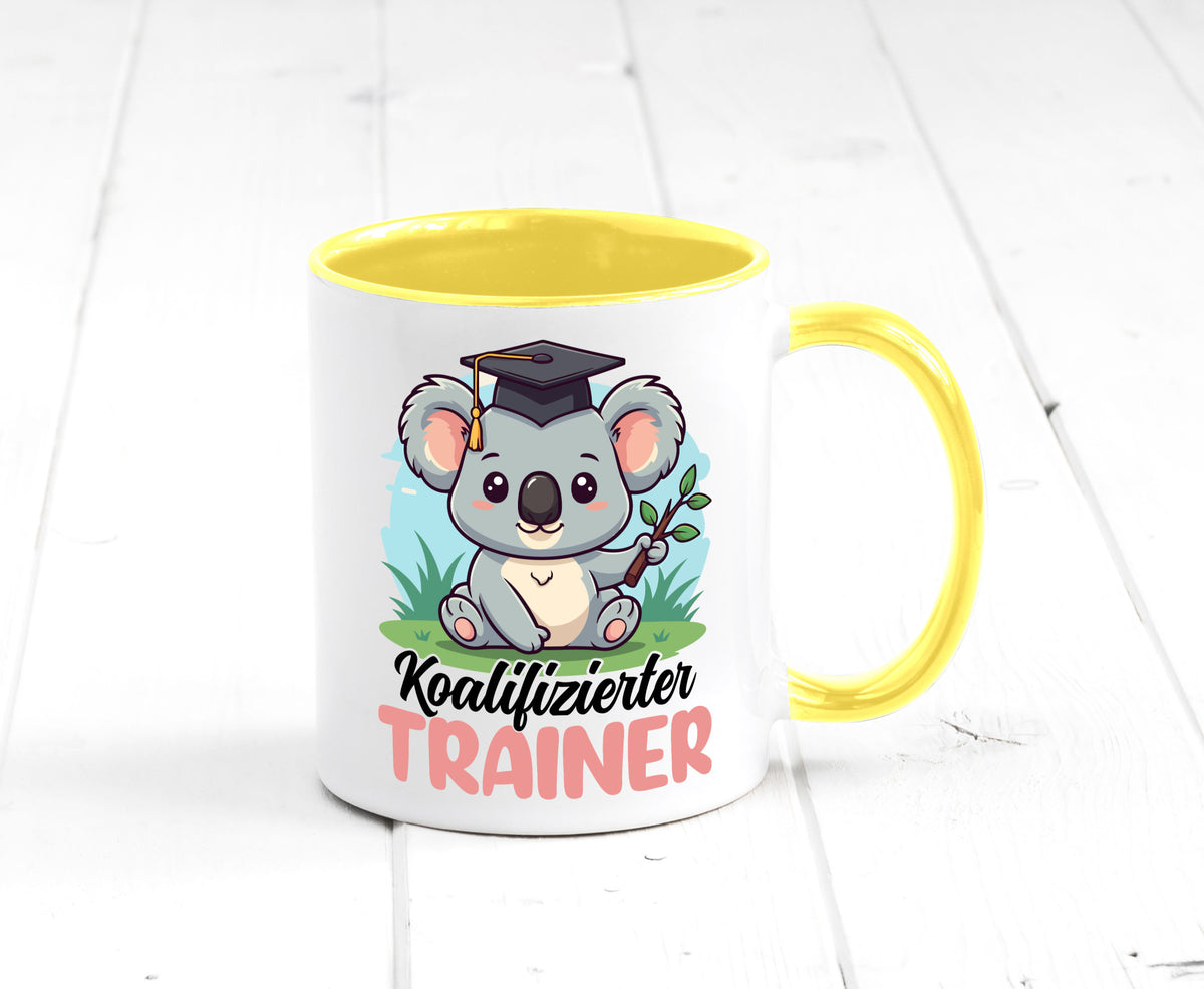 Koalifizierter Trainer | Verein Sport lustiger Spruch Geschenk Humor Tasse