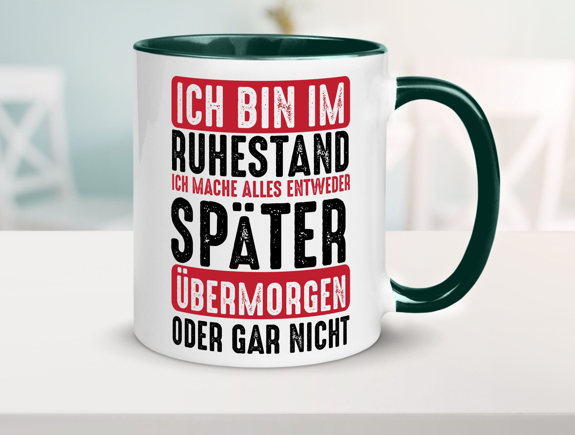 Ich mache alles später oder gar nicht | Rentner Ruhestand Geschenkidee Jubiläum