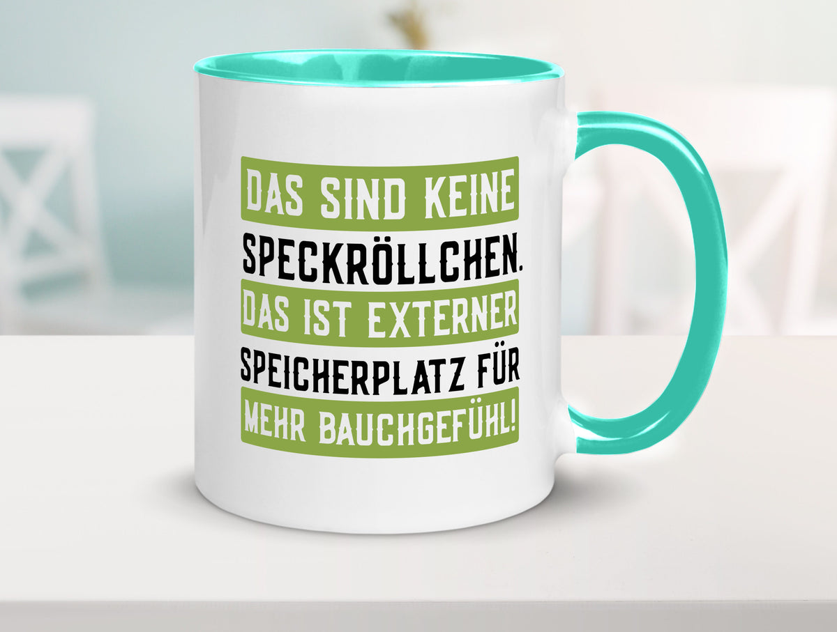 Keine Speckröllchen | Softwareentwickler PC Körperfülle Geschenkidee Humor Tasse