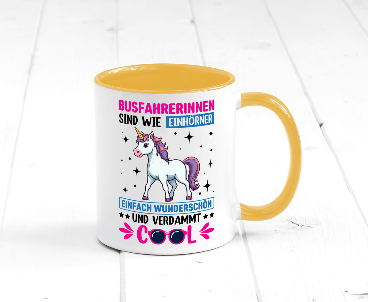 Bussfahrerinen sind wie einhorner | Einhorn Bussfahrerin Geschenkidee Humor Tasse