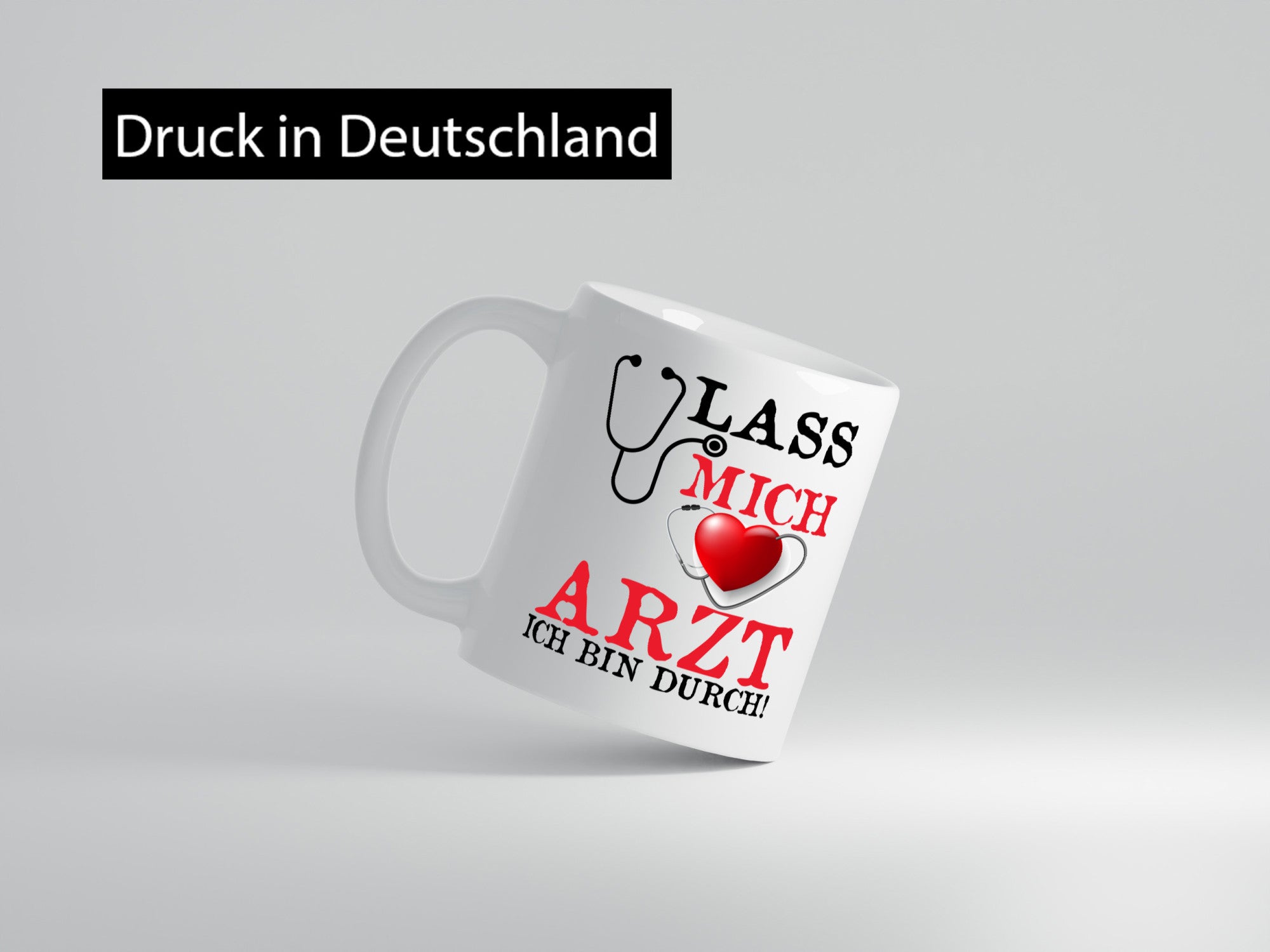 Lass mich Arzt ich bin durch | Krankenhaus Klinik Puls lustiger Spruch Geschenk