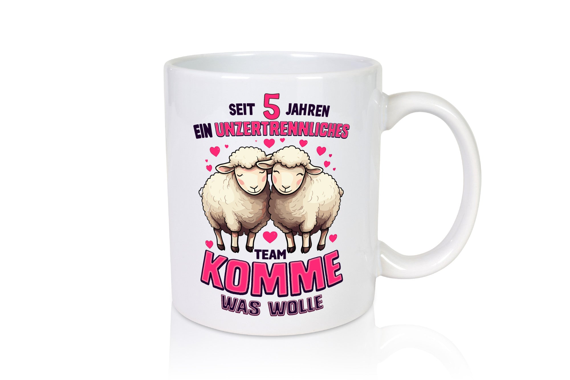 5 Jahre Verheiratet | ein Team Ehepaar Humor Geschenkidee Tasse