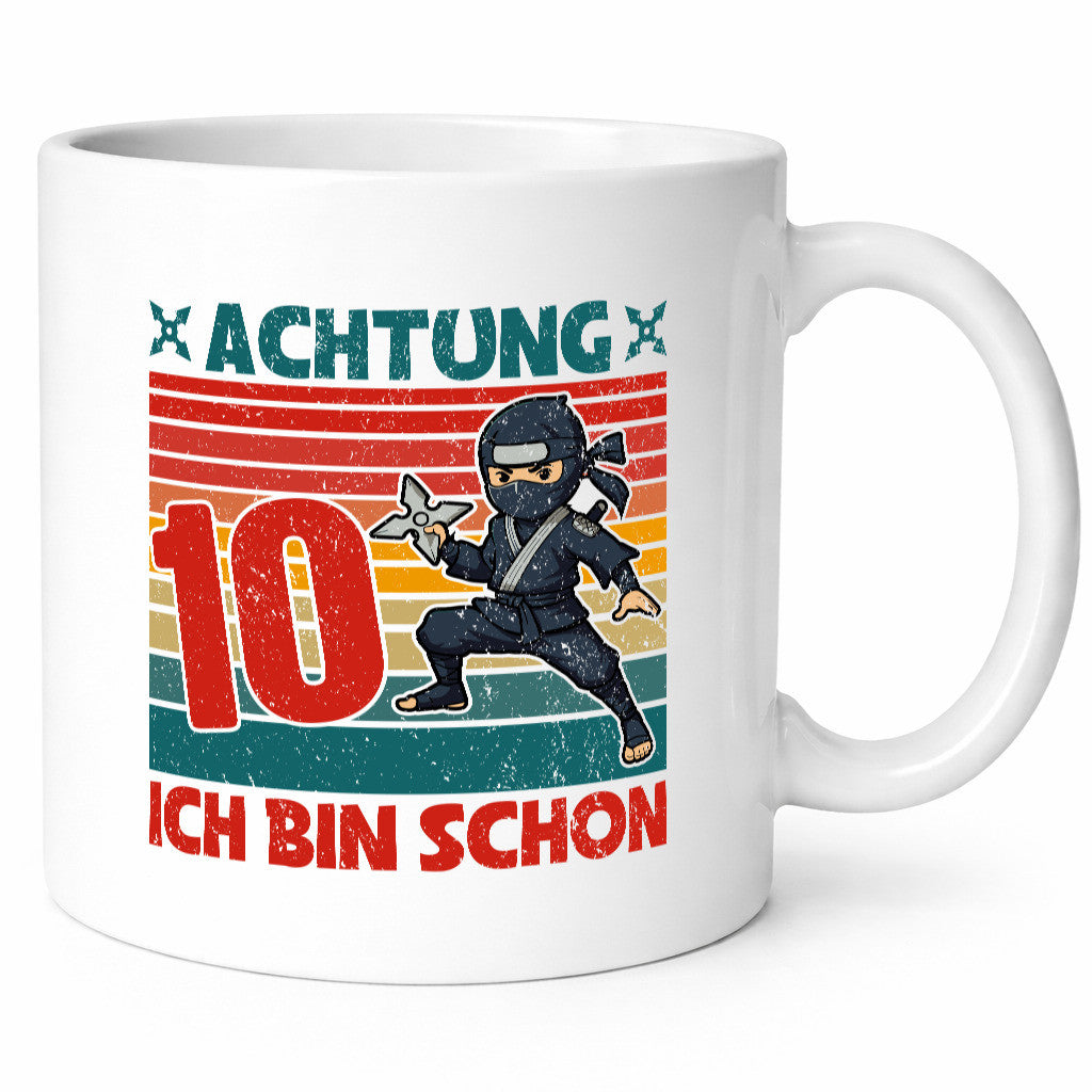 10. Geburtstag | 10 Jahre Ninja Kindergeburtstag lustig Geschenkidee Geschenk