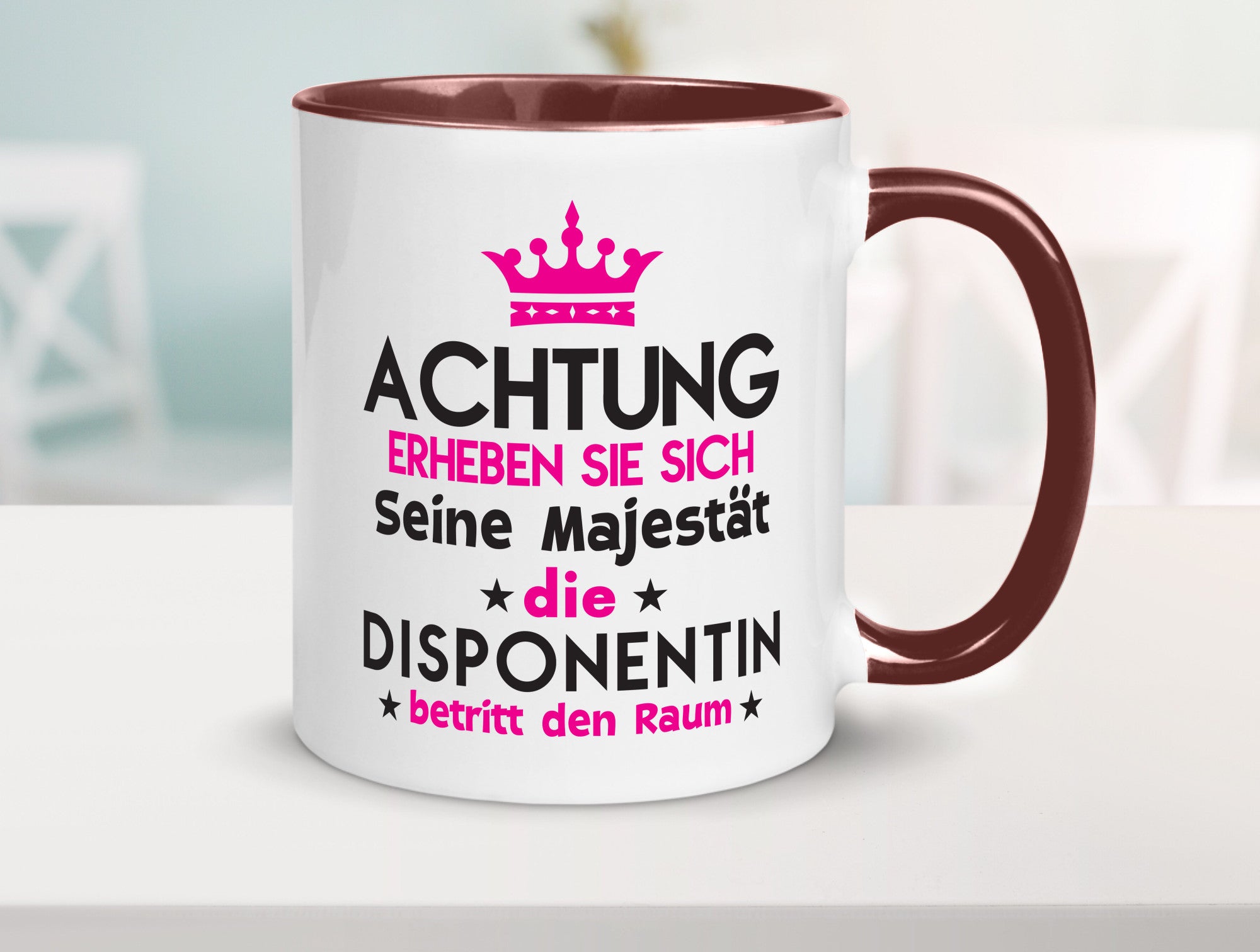Seine Majestät Disponentin | Zuteilerin Geschenk Humor Geschenkidee lustiger