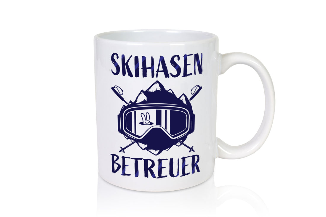 Skihasen Betreuer | Ski-Brille Berge Ski-Stöcke Geschenkidee Humor Tasse