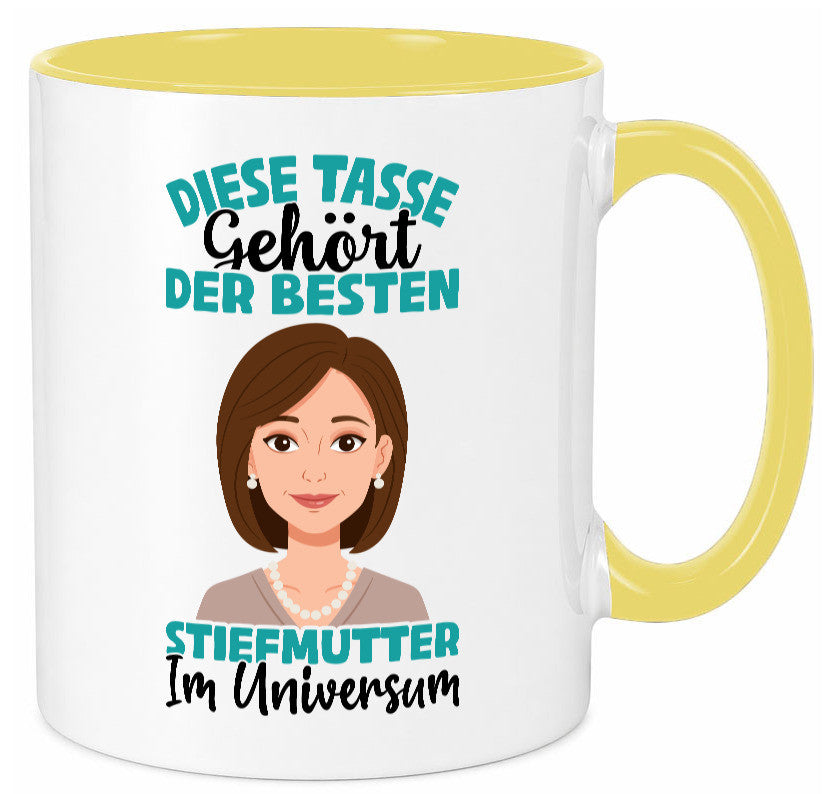 Im Universum: Stiefmutter | Stieftochter Beste Geschenk Familie Geschenkidee Tasse