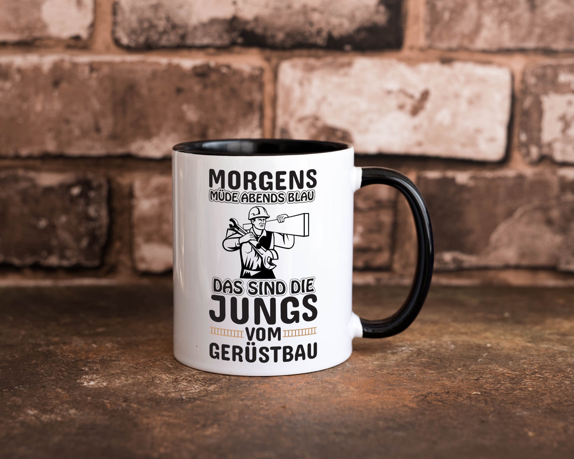 Jungs vom Gerüstbau | Gerüstbauer Tasse Baustelle Geschenk Humor Geschenkidee