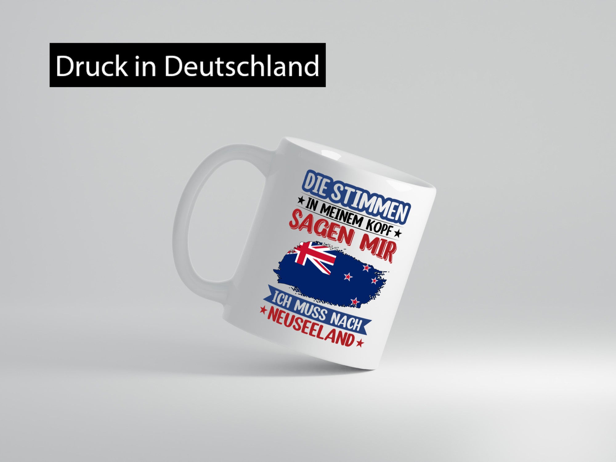 Neuseeland | Urlaub Stimmen in meinem Kopf Traumland lustig Humor Geschenkidee