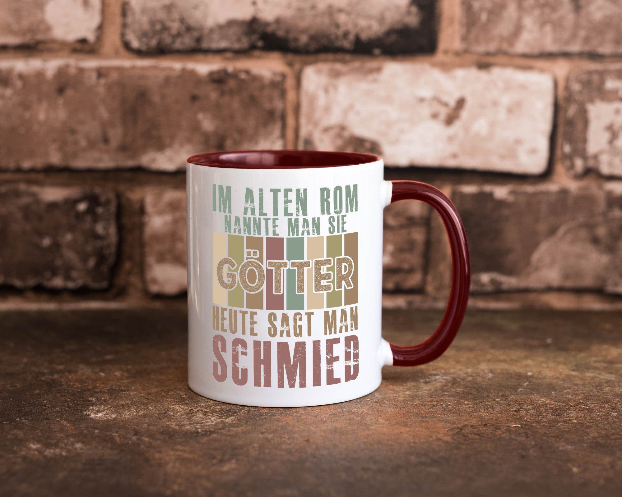 Heute sagt man: Schmied | schmieden lustig Humor Geschenkidee Geschenk Tasse