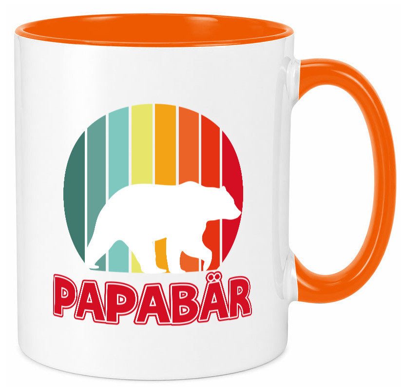 Papabär | Papa Tasse Vater Vatertag Bär lustiger Spruch Geschenk Familie