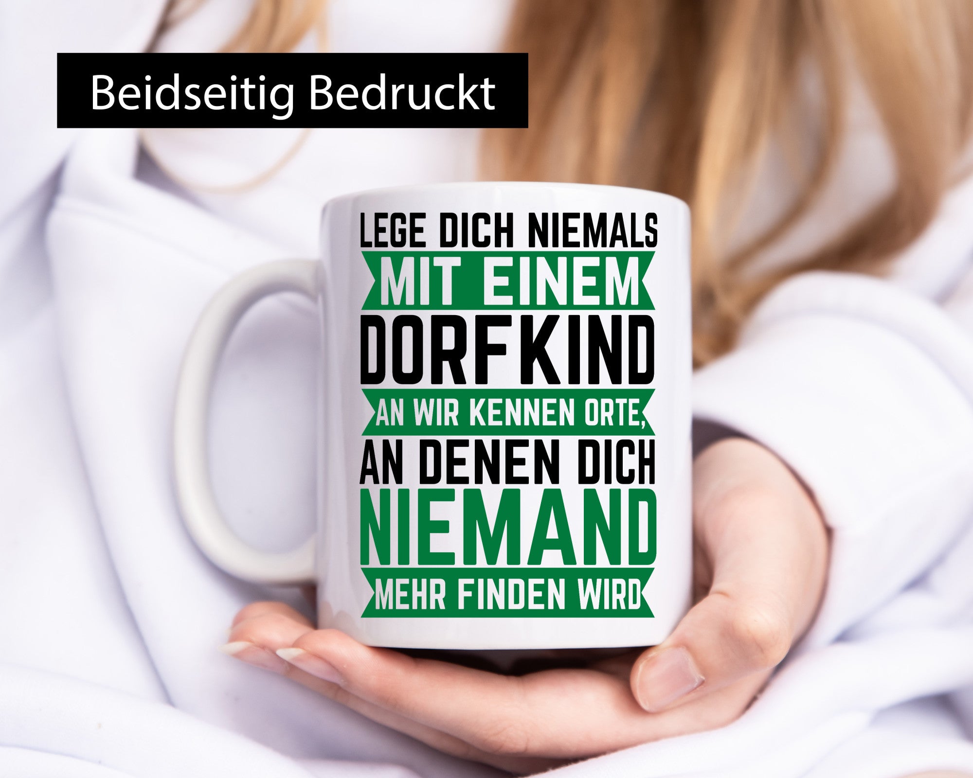 Lege dich nie mit einem Dorfkind an | Landleben Provinz lustiger Spruch