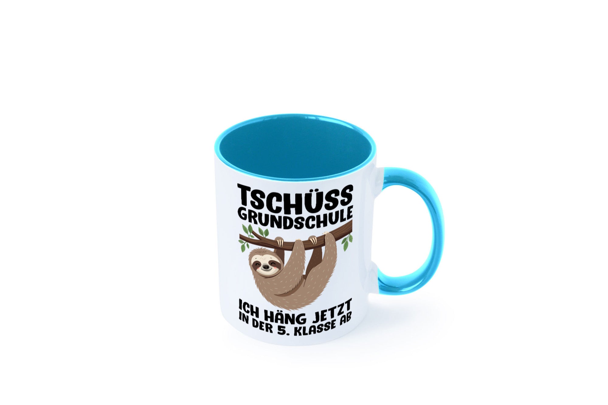 Tschüss Grundschule ich häng jetzt in der 5. Klasse ab Humor Geschenkidee Tasse