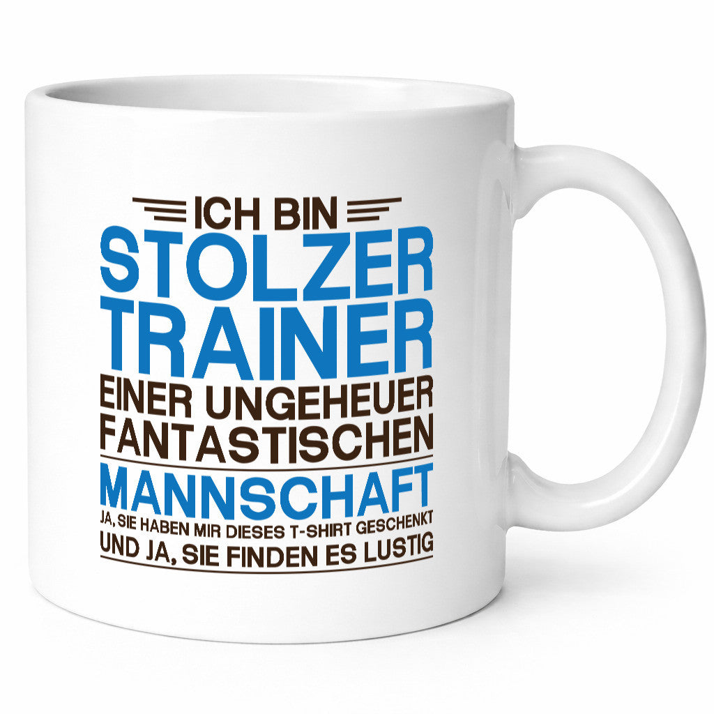 Stolzer Trainer einer fantastischen Mannschaft | Striche Geschenkidee Humor