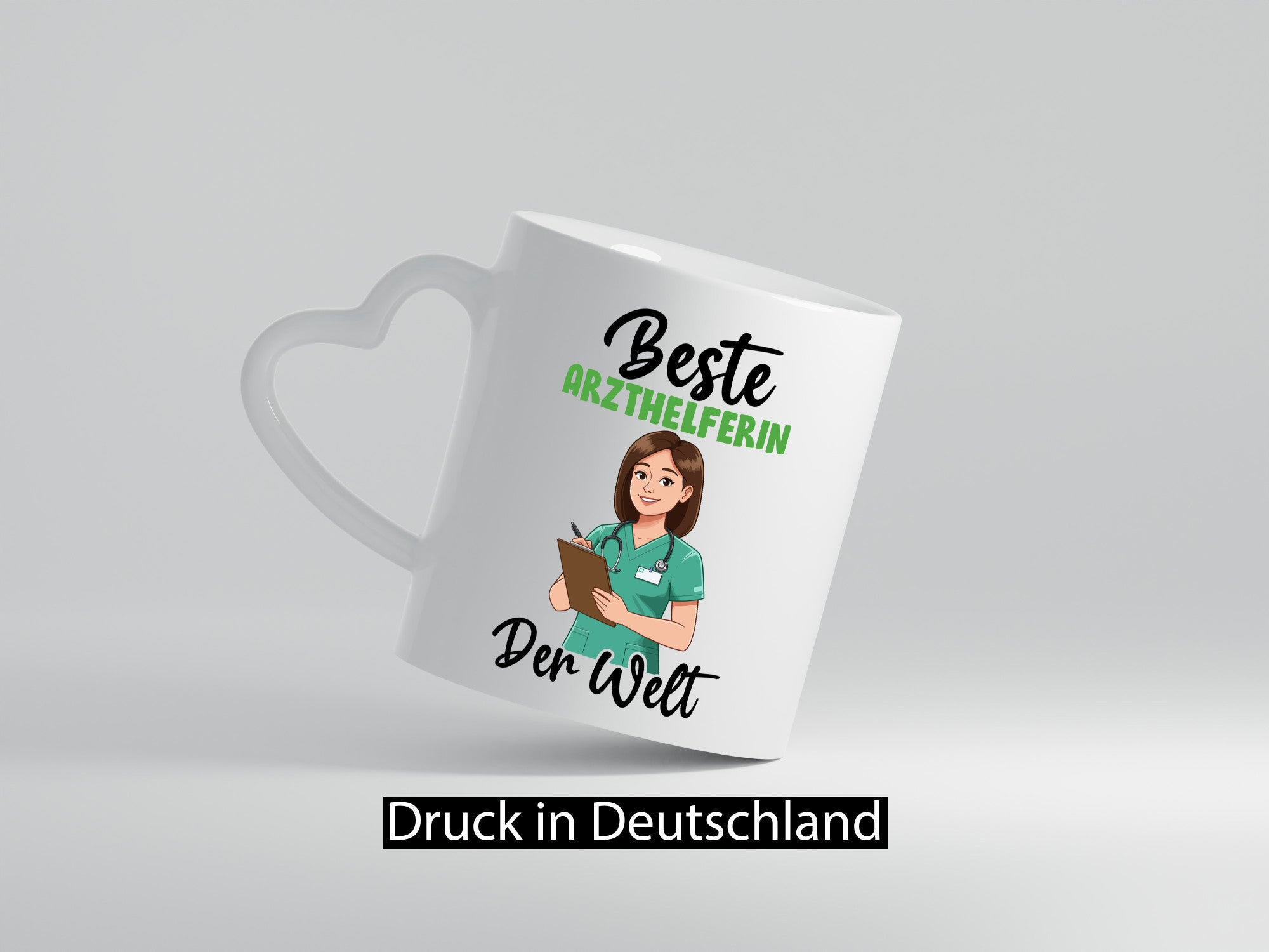 Beste Arzthelferin | Fachangestellte Medizin v2 Geschenkidee Humor Tasse