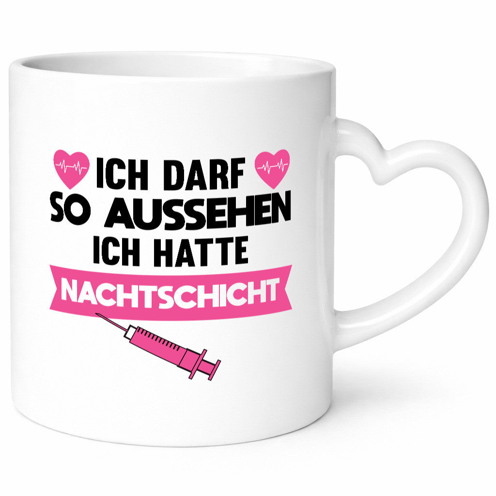 Ich darf so aussehen | Nachtschicht Krankenschwester lustig Humor Geschenkidee