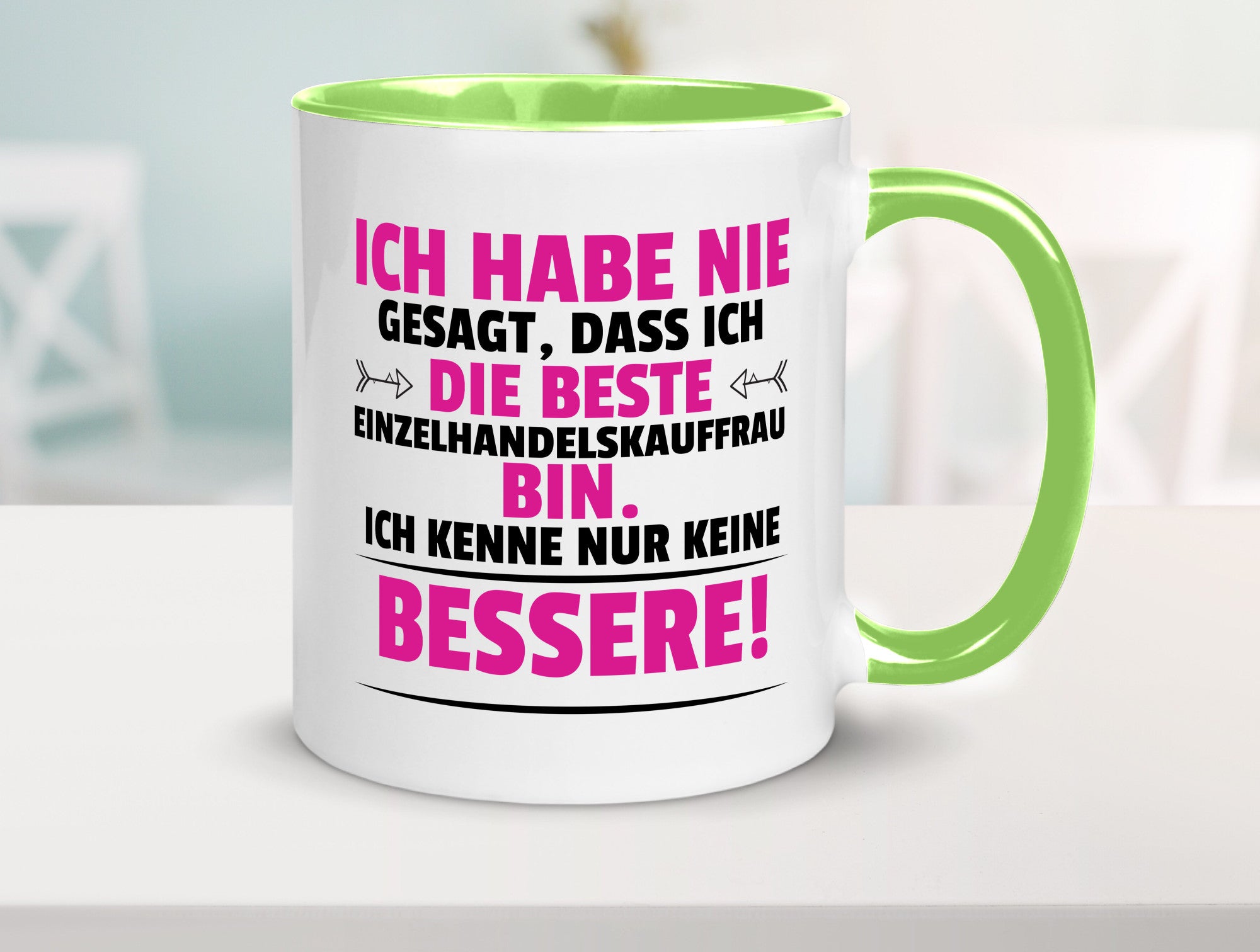 Die Beste Einzelhandelskauffrau | Einzelhandel Geschenkidee Humor Tasse
