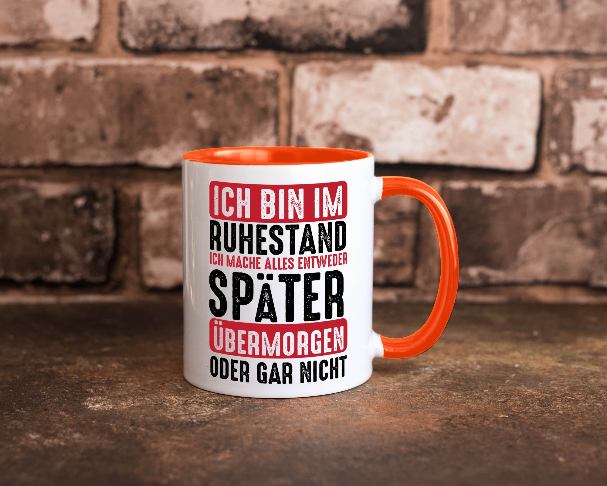 Ich mache alles später oder gar nicht | Rentner Ruhestand Geschenkidee Jubiläum