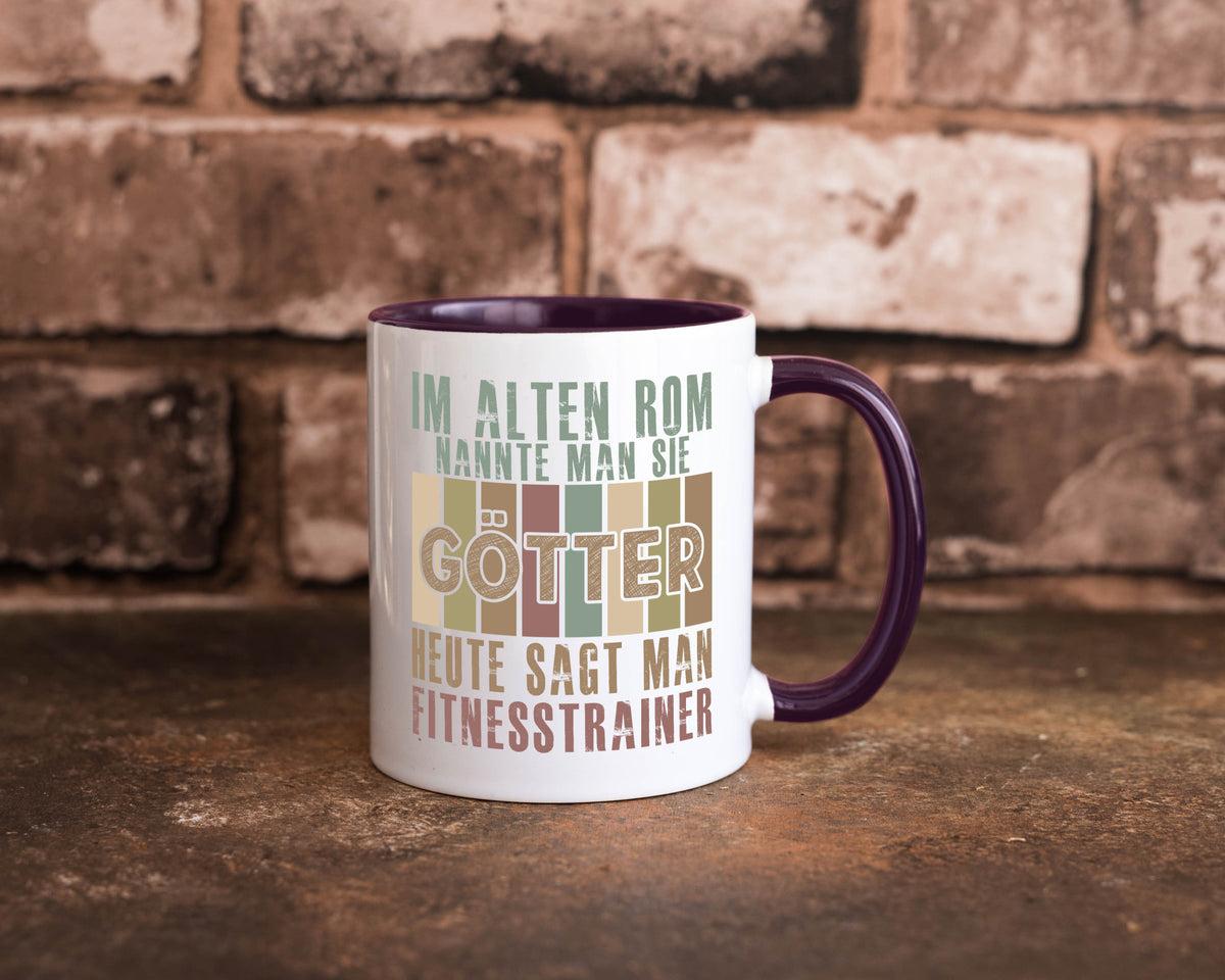 Heute sagt man: Fitnesstrainer | Personal Trainer Geschenkidee Humor Tasse