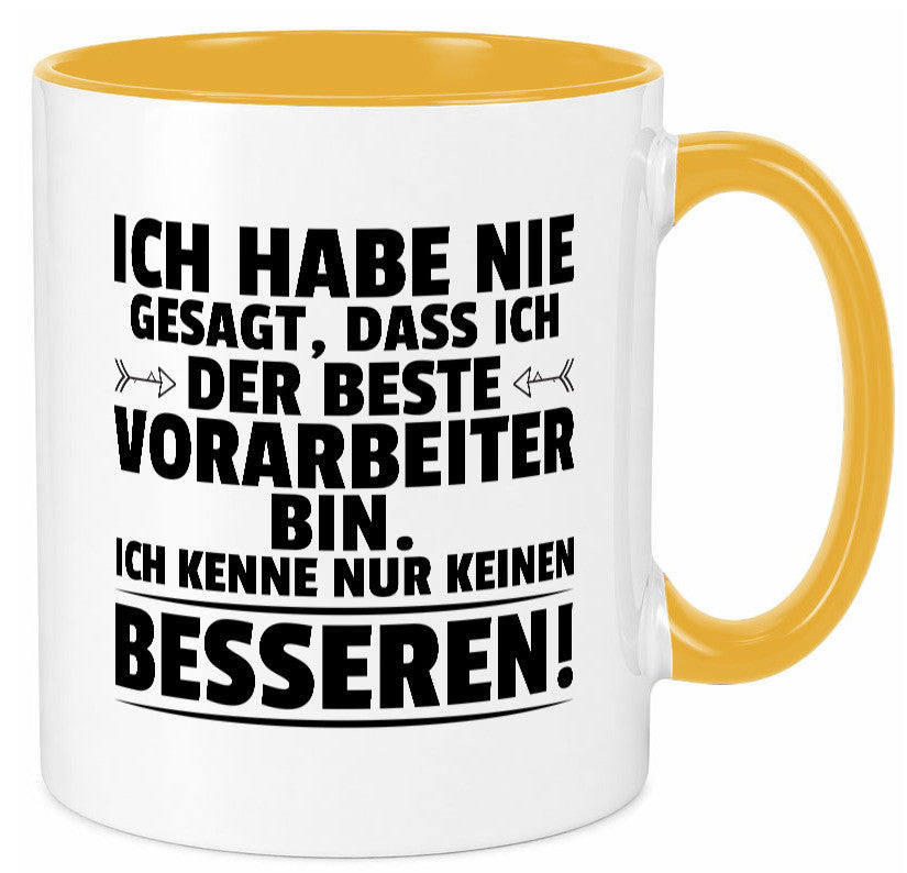 Der Beste Vorarbeiter | Kollege Teamleiter Humor Arbeit Kollegen Büro Tasse