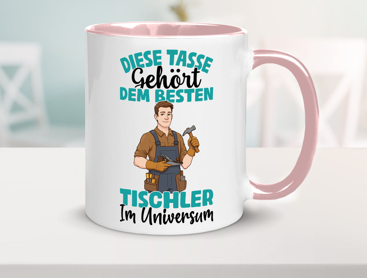Im Universum: Tischler | Handwerk Beruf Tischlerei Geschenkidee Arbeit Kollegen Tasse