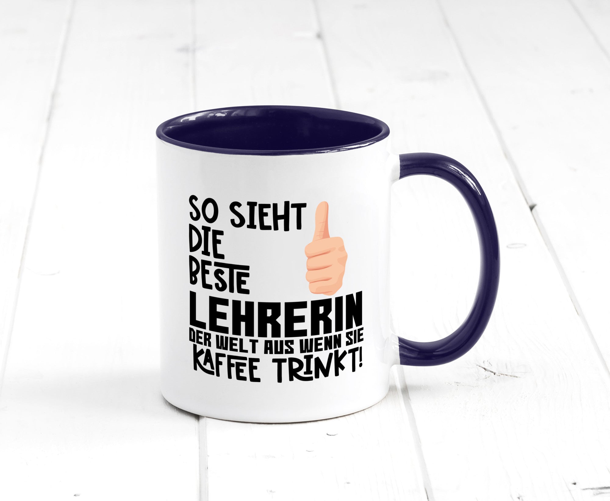 Beste Lehrerin | Lehrer Tasse Schule Dankeschön lustiger Spruch Geschenk Humor