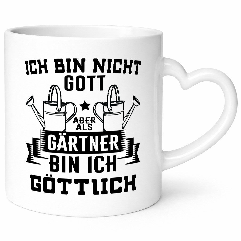 Ich bin nicht Gott Gärtner sind aber Göttlich | Geschenk Humor Geschenkidee
